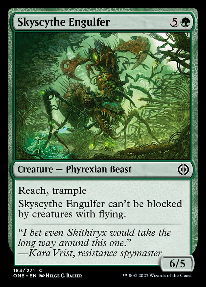 Skyscythe Engulfer [Phyrexia: All Will Be One] [Foil]