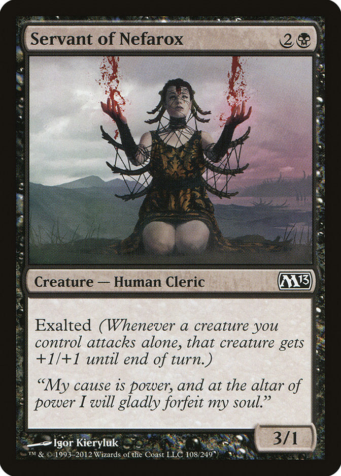 Servant of Nefarox [Core Set 2013] [Foil]