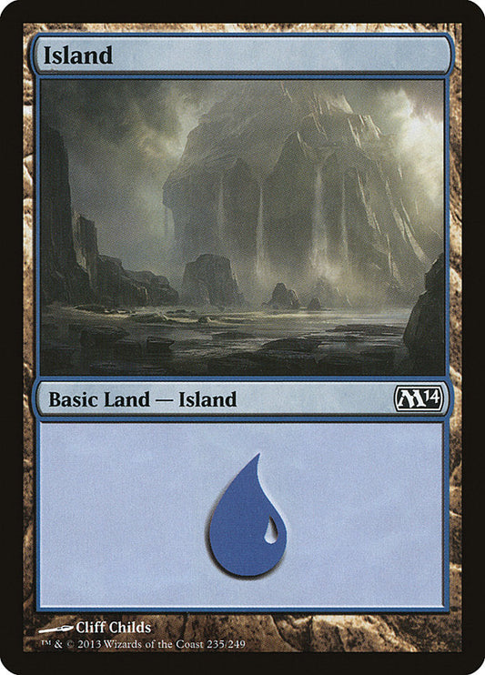 Island (235) [Core Set 2014] [Foil]