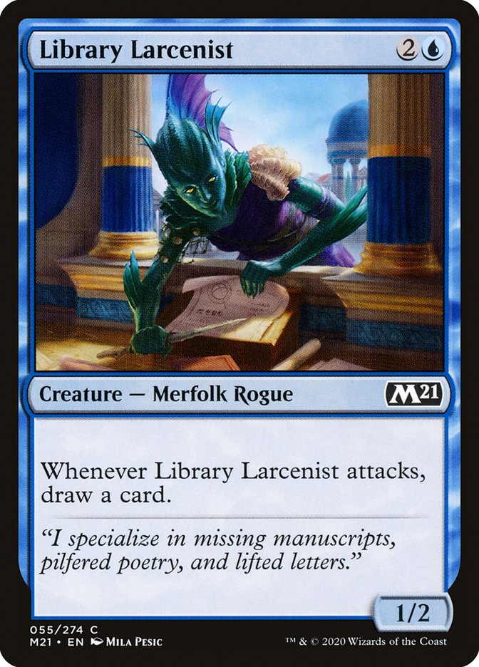 Library Larcenist [Core Set 2021] [Foil]