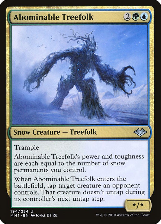 Abominable Treefolk [Modern Horizons] [Foil]