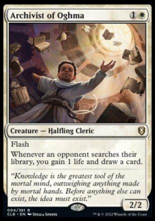 Archivist of Oghma [Commander Legends: Battle for Baldur's Gate] [Foil]