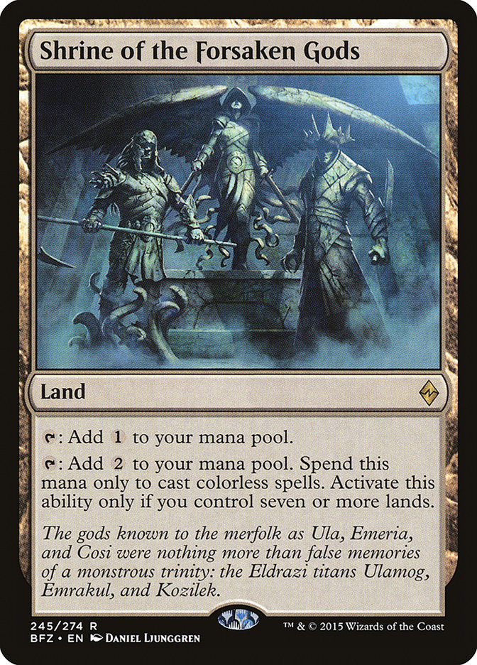 Shrine of the Forsaken Gods [Battle for Zendikar] [Foil]