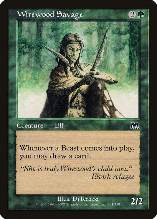 Wirewood Savage [Onslaught] [Foil]