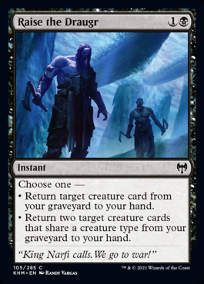Raise the Draugr [Kaldheim] [Foil]
