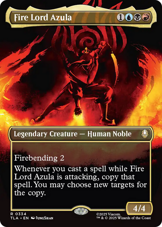 Fire Lord Azula (0334) (Borderless) [Avatar: The Last Airbender] [Foil]