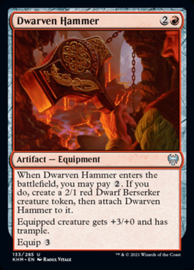 Dwarven Hammer [Kaldheim] [Foil]