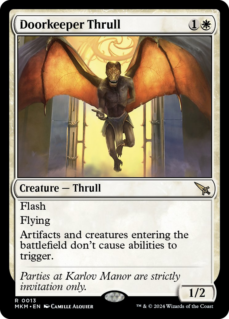 Doorkeeper Thrull [Murders at Karlov Manor] [Foil]