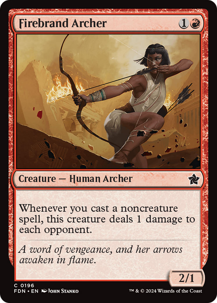 Firebrand Archer [Foundations] [Foil]