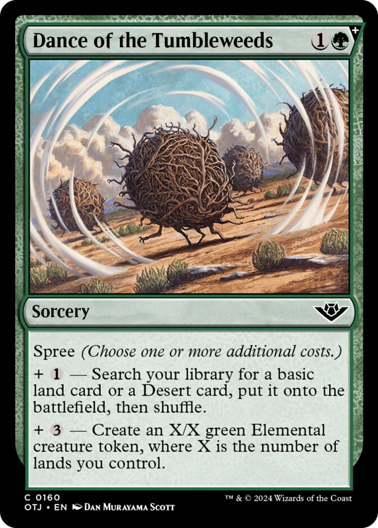 Dance of the Tumbleweeds [Outlaws of Thunder Junction] [Foil]