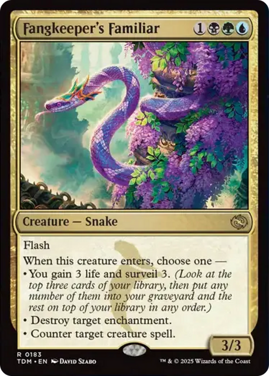 Fangkeeper's Familiar [Tarkir: Dragonstorm] [Foil]