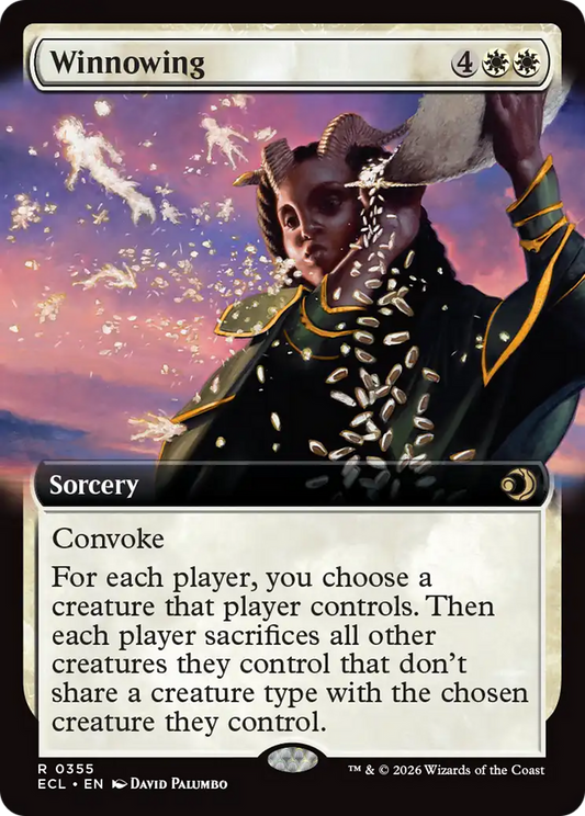 Winnowing (Extended Art) [Lorwyn Eclipsed] [Foil]