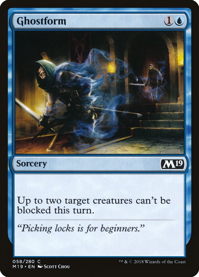 Ghostform [Core Set 2019] [Foil]