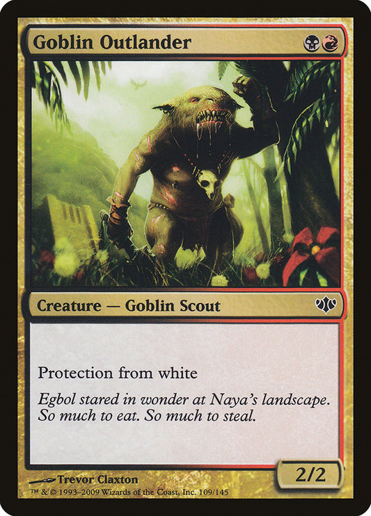 Goblin Outlander [Conflux] [Foil]