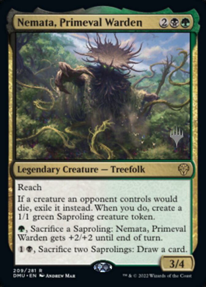 Nemata, Primeval Warden (Promo Pack) [Dominaria United Promos] [Foil]