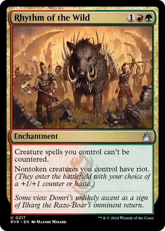 Rhythm of the Wild [Ravnica Remastered] [Foil]