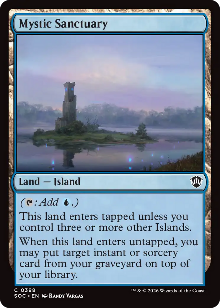Mystic Sanctuary [Secrets of Strixhaven Commander] [Foil]