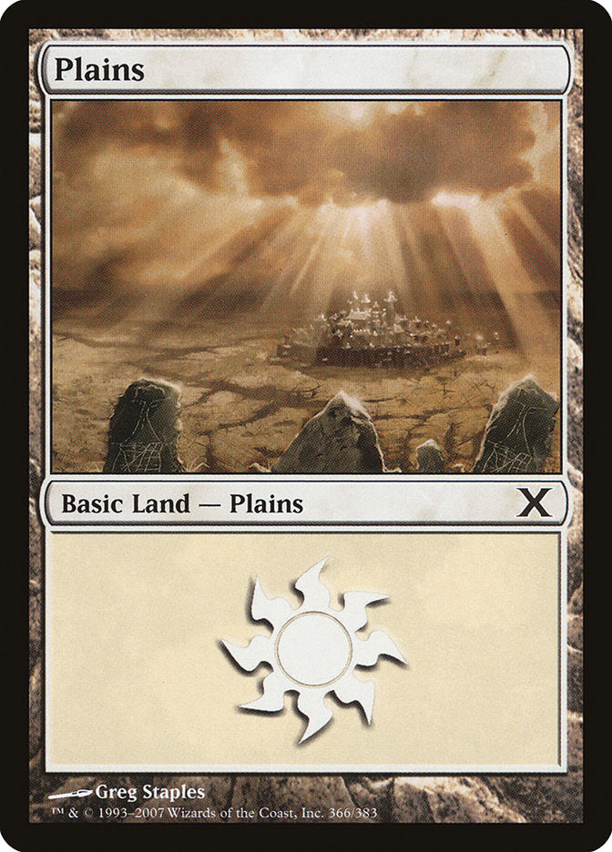 Plains (366) [Tenth Edition] [Foil]