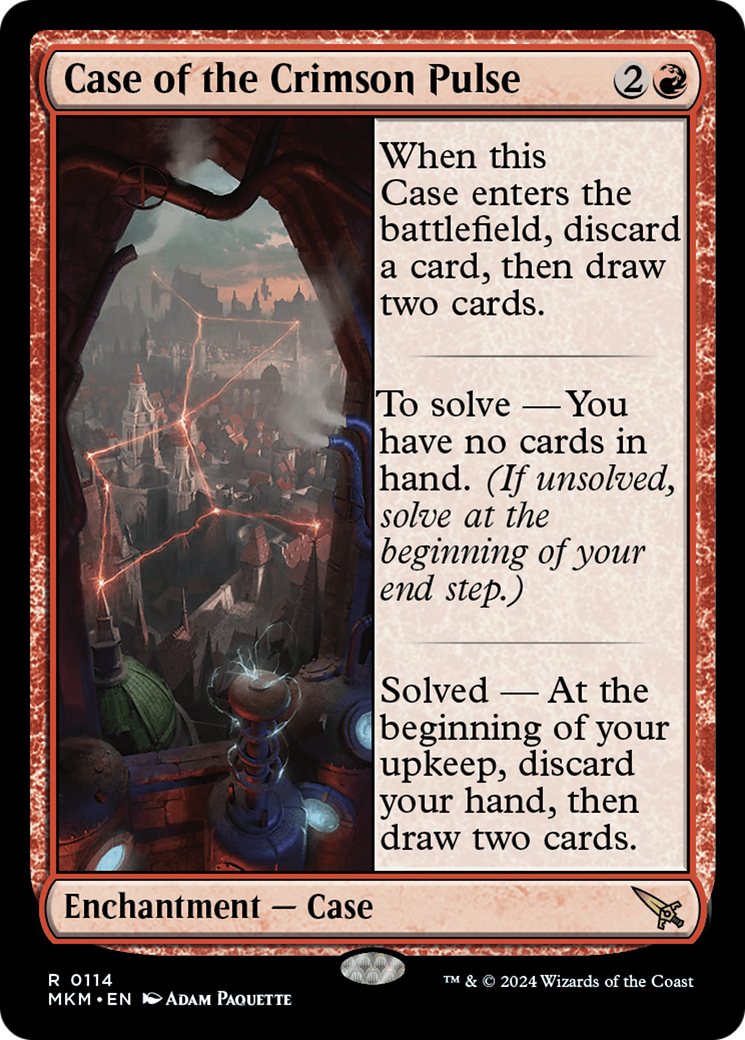 Case of the Crimson Pulse [Murders at Karlov Manor] [Foil]