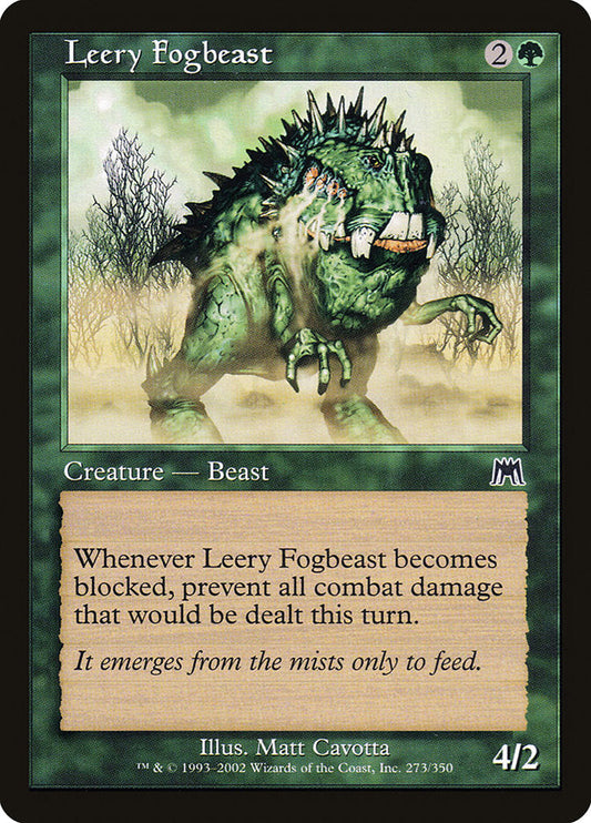 Leery Fogbeast [Onslaught] [Foil]