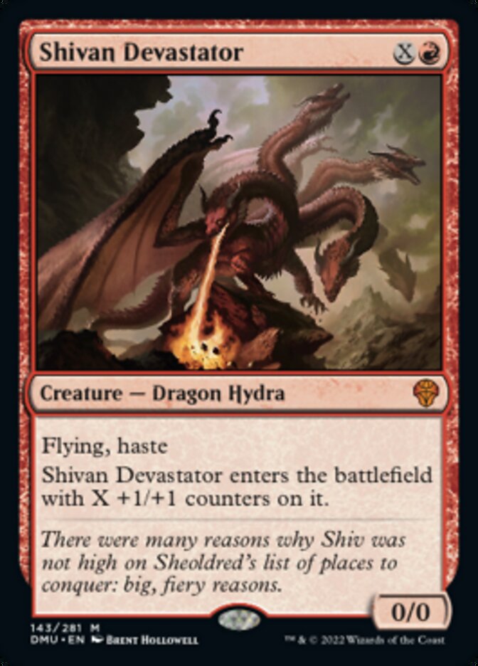 Shivan Devastator [Dominaria United] [Foil]