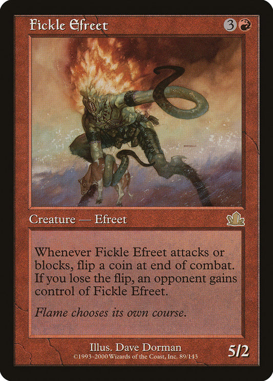 Fickle Efreet [Prophecy] [Foil]