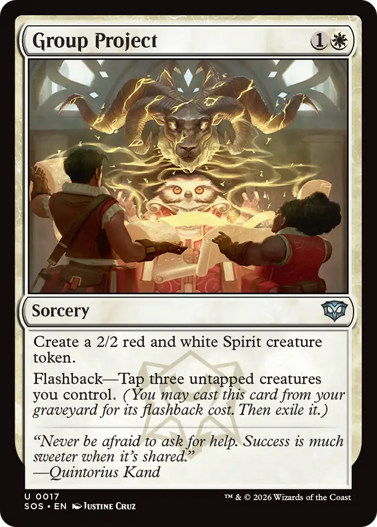 Group Project [Secrets of Strixhaven] [Foil]
