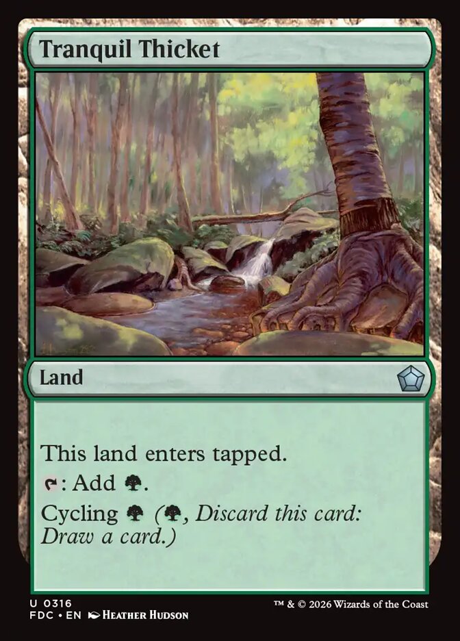 Tranquil Thicket [Foundations Commander]