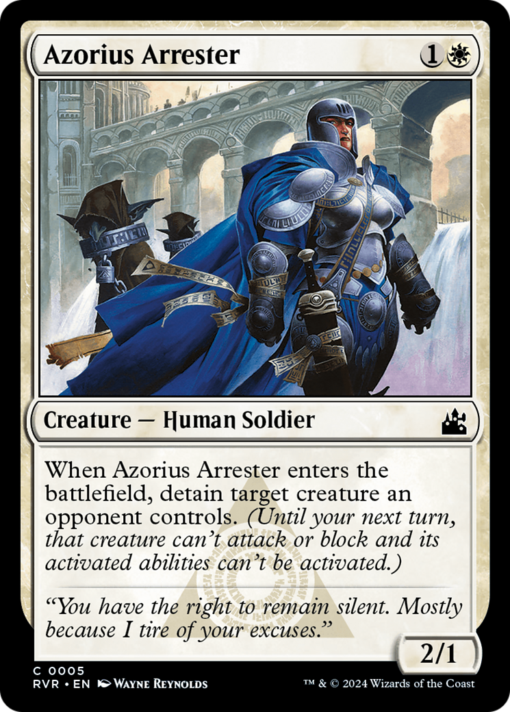Azorius Arrester [Ravnica Remastered] [Foil]
