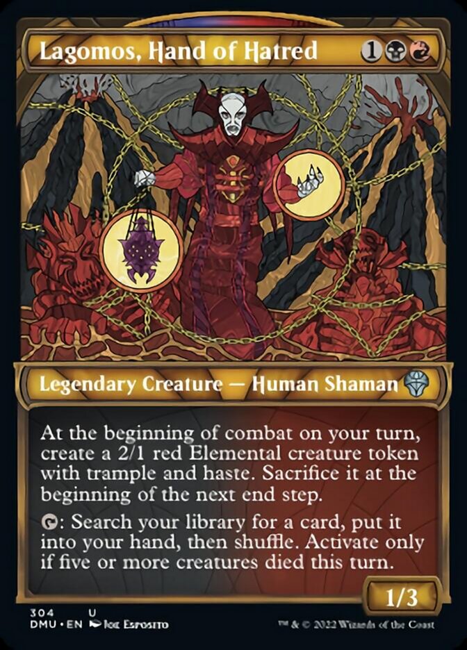 Lagomos, Hand of Hatred (Showcase) [Dominaria United] [Foil]