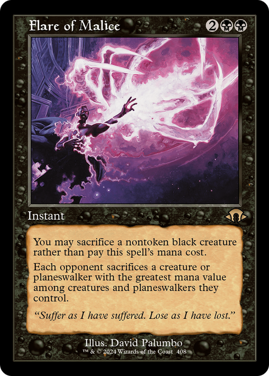 Flare of Malice (Retro) [Modern Horizons 3] [Foil]
