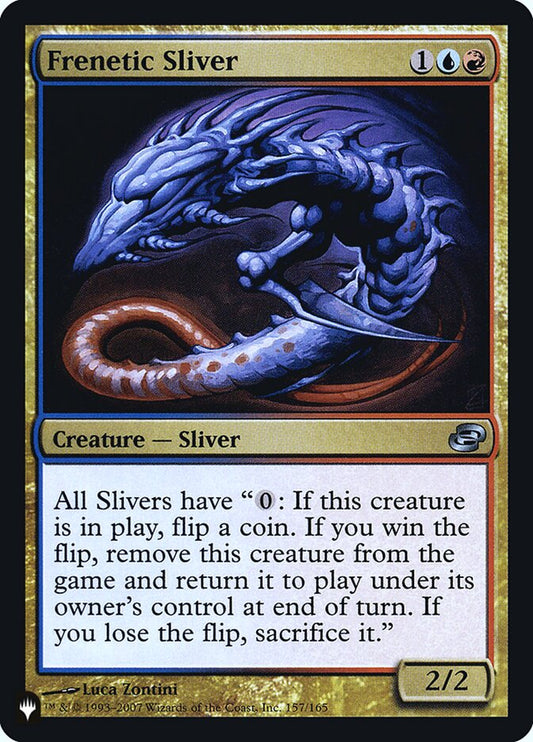 Frenetic Sliver [Secret Lair: Heads I Win, Tails You Lose] [Foil]