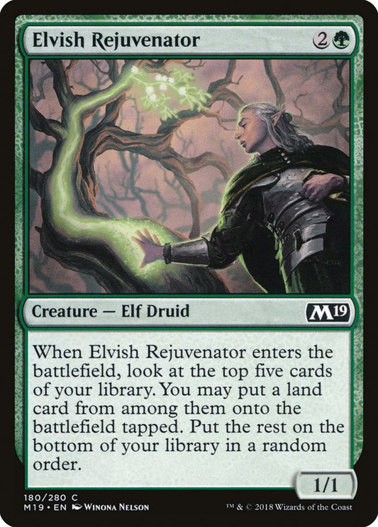 Elvish Rejuvenator [Core Set 2019] [Foil]