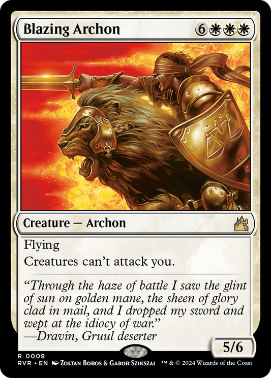 Blazing Archon [Ravnica Remastered] [Foil]