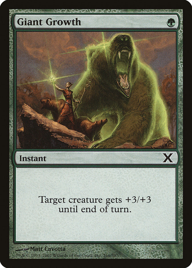 Giant Growth [Tenth Edition] [Foil]