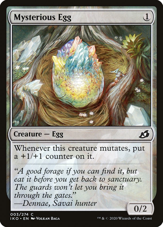Mysterious Egg [Ikoria: Lair of Behemoths] [Foil]