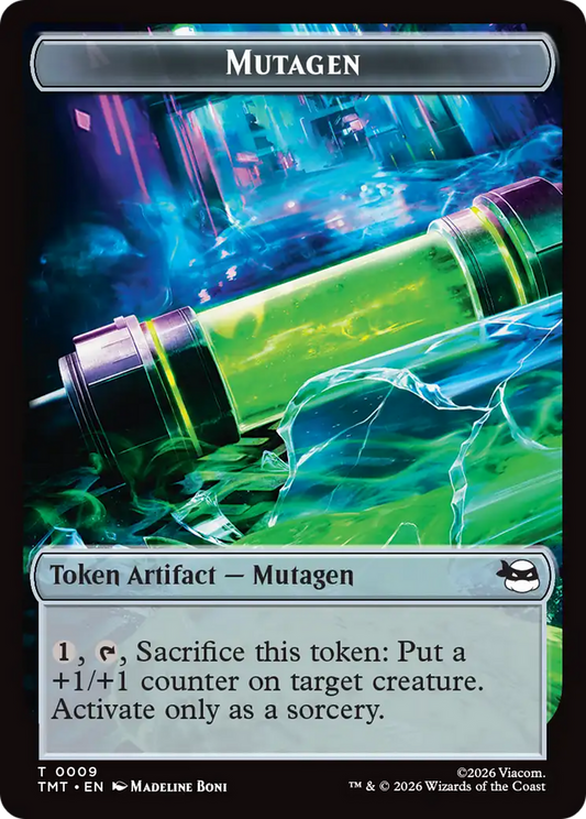 Robot // Mutagen Double-Sided Token [Teenage Mutant Ninja Turtles Tokens] [Foil]