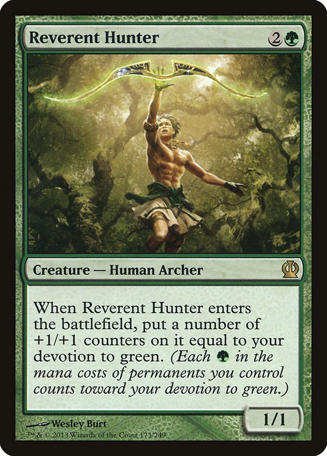 Reverent Hunter [Theros] [Foil]