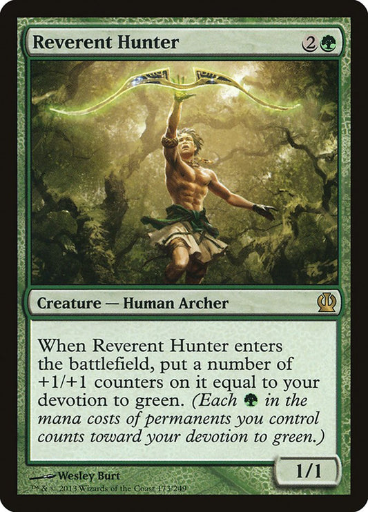 Reverent Hunter [Theros] [Foil]