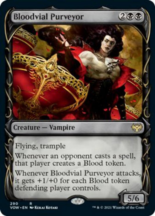 Bloodvial Purveyor (Showcase Fang Frame) [Innistrad: Crimson Vow] [Foil]