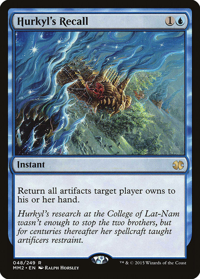 Hurkyl's Recall [Modern Masters 2015] [Foil]