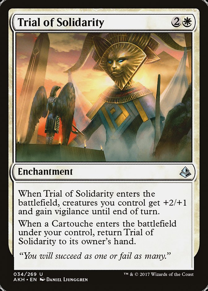 Trial of Solidarity [Amonkhet] [Foil]
