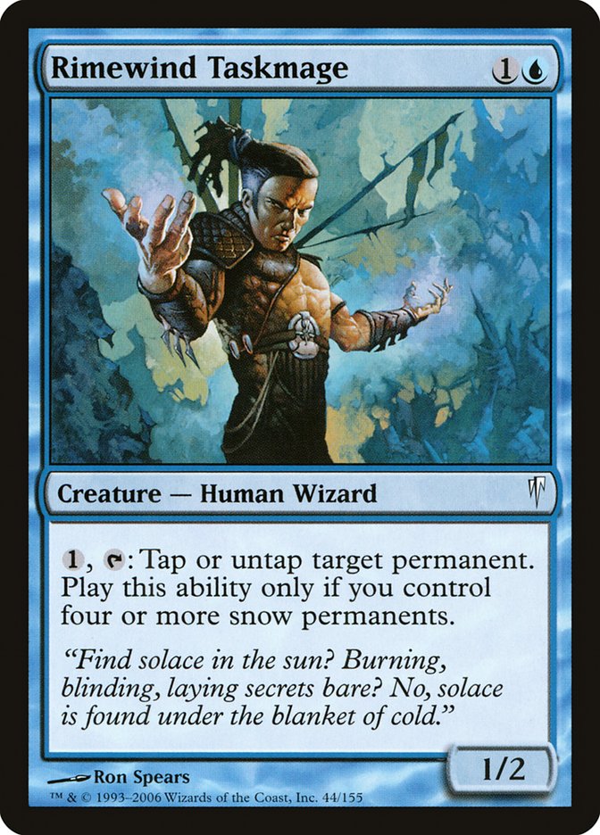 Rimewind Taskmage [Coldsnap] [Foil]