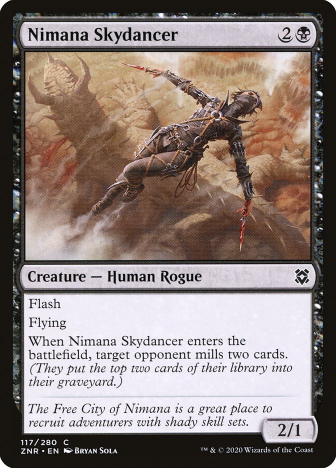 Nimana Skydancer [Zendikar Rising] [Foil]