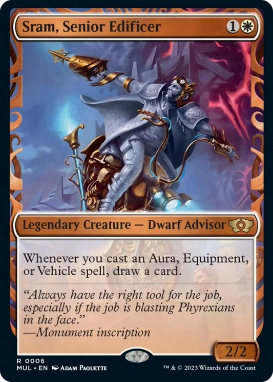 Sram, Senior Edificer [Multiverse Legends] [Foil]