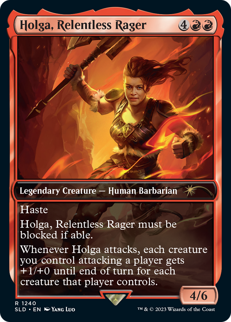 Holga, Relentless Rager [Secret Lair Drop Series] [Foil]