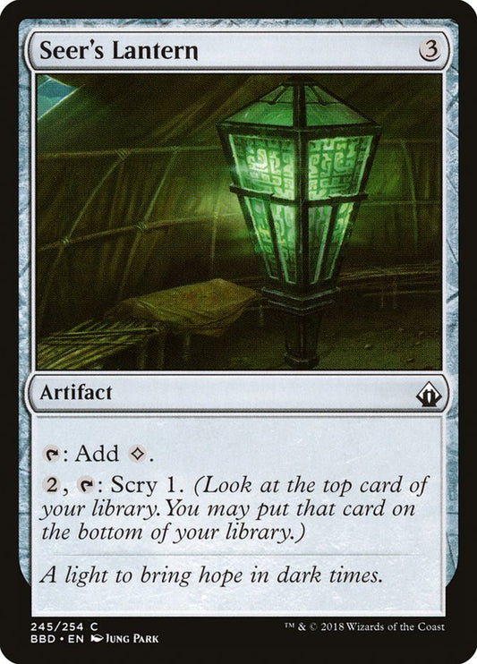 Seer's Lantern [Battlebond] [Foil]