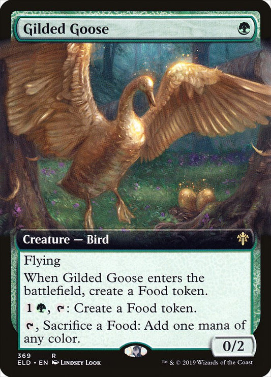 Gilded Goose (Extended Art) [Throne of Eldraine] [Foil]