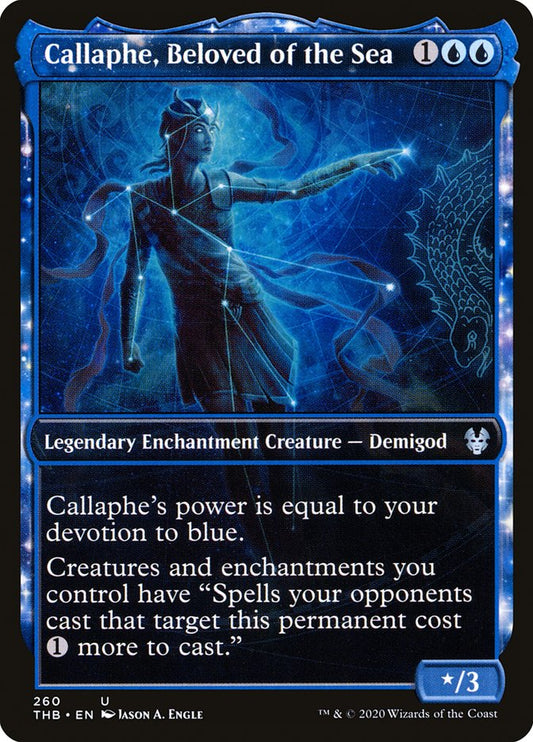 Callaphe, Beloved of the Sea (Showcase) [Theros Beyond Death] [Foil]