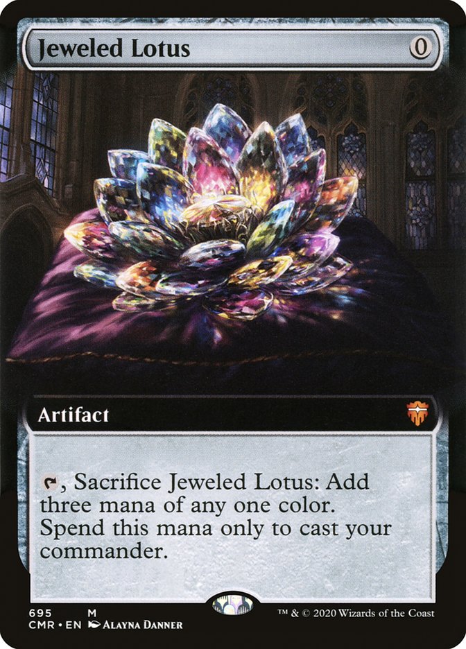 Jeweled Lotus (Extended Art) [Commander Legends] [Foil]